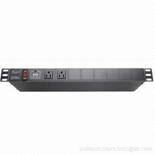 USA Plug Socket 5-Way 15A PDU